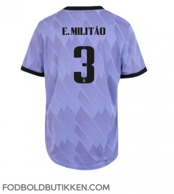 Real Madrid Eder Militao #3 Udebanetrøje Dame 2022-23 Kortærmet